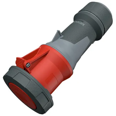 Mennekes CEE-Kupplung 14212 PowerTOP Xtra 63A 5-polig 6h 400V IP67 | Schraubklemme | Verschraubung | Kunststoff | rot