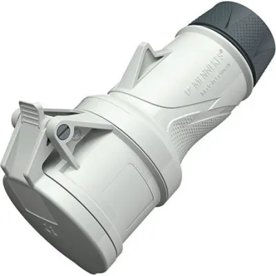 MENNEKES CEE Kupplung 14597 | 5-polig | 16A | 500V | IP54 | Xtra R | Schraubklemme | Kunststoff | grau RAL7030