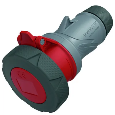 MENNEKES CEE Kupplung 14624 | PowerTOP Xtra | 16A 5-polig | 400V IP67 IP69 | Schraubklemme | ErgoCONTACT | rot