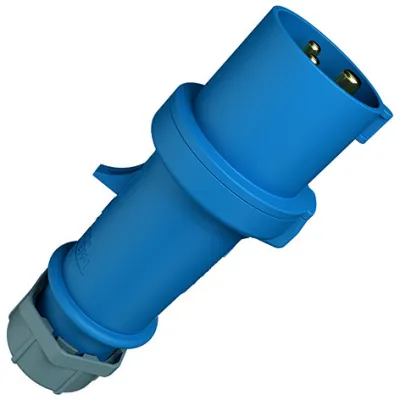 Mennekes CEE-Stecker 160 | 32A 3-polig 6h | IP44 | 230V | ProTOP II | schraublose Klemme | gerade | Kunststoff | blau