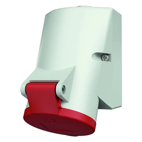 MENNEKES CEE-Wandsteckdose 3331 | 16A 5-polig 6h | 400V IP44 | TwinCONTACT | Aufputz | schraublose Klemme | rot
