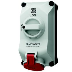 Mennekes 5601506G Wandsteckdose DUO 16A5P6h 400V IP44