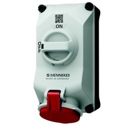 Mennekes 5603506G Wandsteckdose DUO 32A5P6h 400V IP44