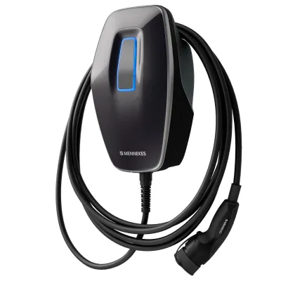 Mennekes Wallbox AMTRON 4You 110 22 C2 | 1311202205BK | Ladestation 22 kW 3-phasig | Typ 2 | 8m Kabel | IP54 | Schwarz (B-Ware)