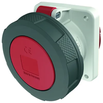 Mennekes CEE-Anbaudose 1128A | 63A 5-polig 6h | 400V IP67 | X-CONTACT | Schraubklemme | rot