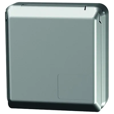 MENNEKES Anbaudose 4279 | CEE-Steckdose 16A 5-polig 400V IP44 | Cepex | Uhrzeit-Stellung 6h | RAL 9006 Rot