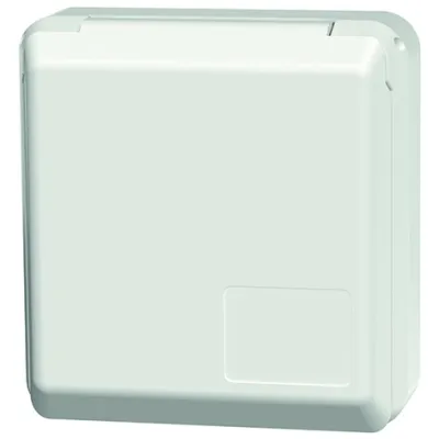 MENNEKES Anbausteckdose 4263 | CEE 32A 5-polig 400V IP44 | UP Cepex | ballwurfsicher DIN 18032 | weiß rot