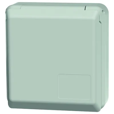 Mennekes Anbaudose 4211 | CEE Steckdose 16A 5-polig 400V IP44 Cepex | Unterputz | 6h | grau RAL 7035