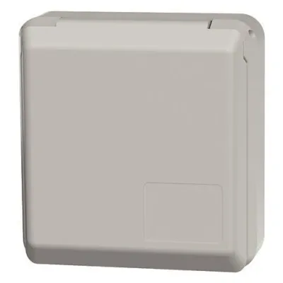 Mennekes Anbaudose 4213 | CEE-Steckdose 32A 5-polig 400V 6h IP44 | Aufputz | grau RAL 7035