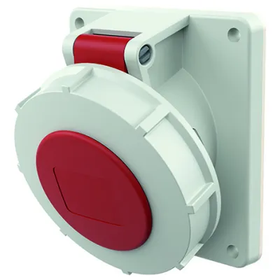 Mennekes CEE-Anbaudose 3485 | 16A 5-polig | 400V 6h | IP67 | TwinCONTACT | schraubenlos | Kunststoff | rot
