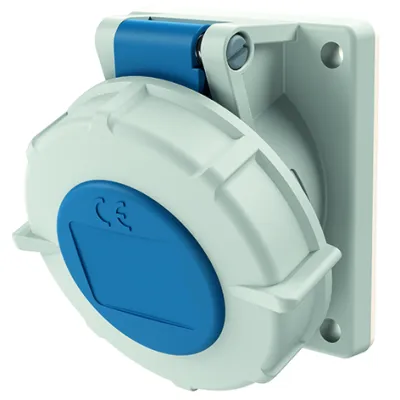 Mennekes Anbaudose TwinCONTACT 1701 | CEE-Steckdose 16A 3-polig 6h | IP67 | schraubenlose Klemme | 230V | blau