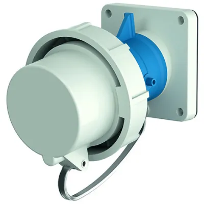 MENNEKES Anbaustecker 3531 | CEE-Stecker 16A 3-polig 230V | IP67 | Schraubklemme | abgewinkelt | blau