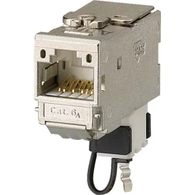 MENNEKES Datenmodul RJ45 Cat.6 | 41455 | 2x RJ45 Buchse | LSA Anschluss | IP44 | 270° abgewinkelt