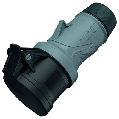 MENNEKES CEE Kupplung 14507 | 16A 4-polig | 500V 7h | IP54 | PowerTOP Xtra | Schraubklemme | Kunststoff schwarz