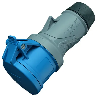 MENNEKES CEE Kupplung 14505 | 16A 4-polig 200-250V IP54 | PowerTOP Xtra | gerade | Schraubklemme | blau