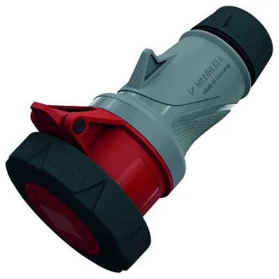 MENNEKES CEE Kupplung 14627 | PowerTOP Xtra | 32A 4-polig 400V | IP67/IP69 | Schraubklemme | rot