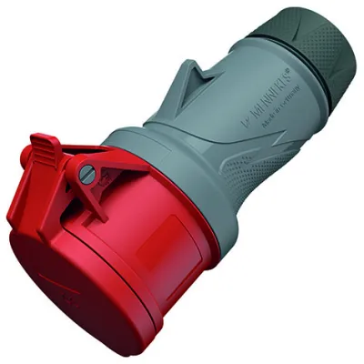 MENNEKES CEE Kupplung 14612 | 32A 5-polig 400-440V | IP54 | PowerTOP Xtra R | 11h | Schraubklemme | rot