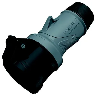 MENNEKES CEE Kupplung 14585 | 5-polig 32A 500V | PowerTOP Xtra R | IP54 | 7h | gerade | Kunststoff schwarz