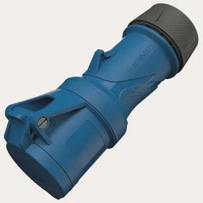 MENNEKES CEE Kupplung 14562 | 16A 5-polig 9h | 230V IP54 | Schraubklemme | PowerTOP Xtra R | Kunststoff | blau