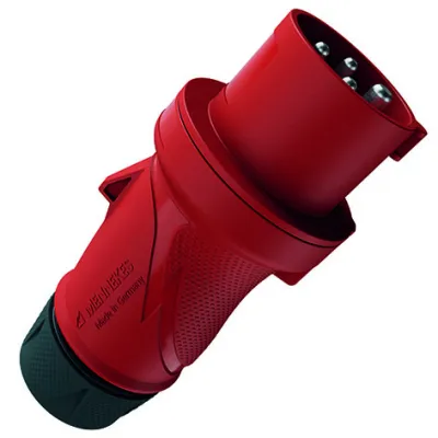 MENNEKES CEE Stecker 13558 | PowerTOP Xtra R | 16A 4-polig | 400V 6h | IP54 | Schraubklemme | Kunststoff | rot