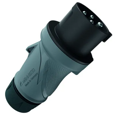 MENNEKES CEE Stecker 13559 | PowerTOP Xtra R | 16A 4-polig 7h 500V | IP54 | Schraubklemme | schwarz