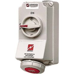 Mennekes CEE-Wanddose 32A 5p. 6h 5608AC 400V DUO