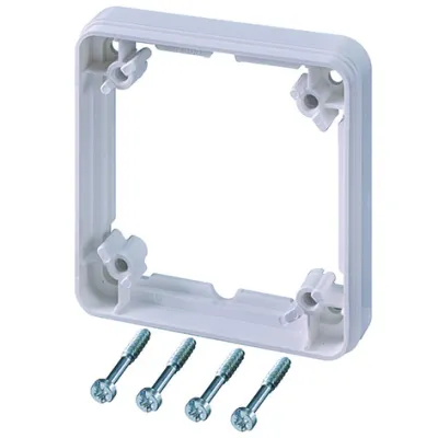 MENNEKES Distanzrahmen 4239 | Höhenausgleich für SCHUKO & CEE Cepex 16A/32A Steckdosen | alpinweiß RAL 9010