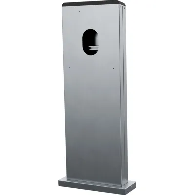 MENNEKES Edelstahlsäule 18632 für AMTRON TC | Montagesäule E-Mobility | 1463x492x120 mm | rostfreier Stahl | Edelstahl