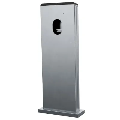 MENNEKES Edelstahlsäule 18632 für AMTRON TC | Montagesäule E-Mobility | 1463x492x120 mm | rostfreier Stahl | Edelstahl