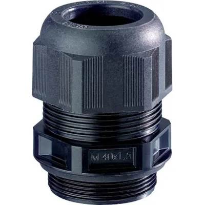 MENNEKES Kabelverschraubung M40 990609 | IP67 | AMAXX | Klemm-/Dichtbereich 14-28 mm | SW46 | Kunststoff | Schwarz