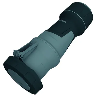 MENNEKES CEE-Kupplung 14259 PowerTOP Xtra 125A 5-polig IP67 | Schraubklemme | Verschraubung | grau
