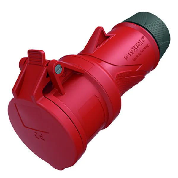 Mennekes CEE Kupplung Xtra S 14523 | 32A 5-polig 6h 400V IP44 | schraublose Klemme | X-Contact | Kunststoff | rot