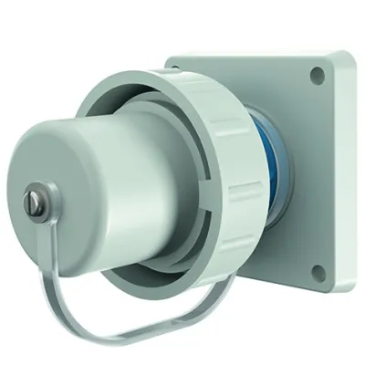 MENNEKES Anbaugerätestecker 10852 | Schuko-Stecker 16A 2P+E 230V IP68 | Kunststoff | gerade Steckrichtung | grau