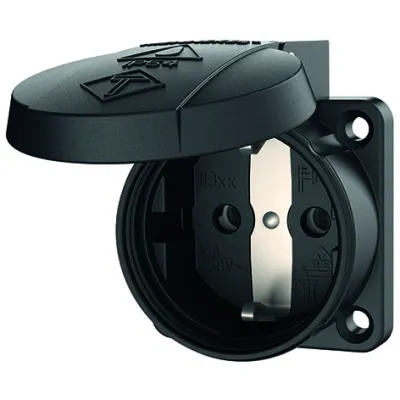 Mennekes Schuko-Anbaudose 16A,2p+E, 230V, IP54 11312