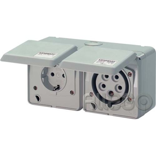 Bild: Mennekes Steckdose Cepex 2-fach IP44 4202
