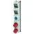 Bild: MENNEKES Steckdosen-Kombination AMAXX S 960014 | CEE 2x32A 5-polig 400V | 1x SCHUKO | LS-Schalter | IP44 | grau
