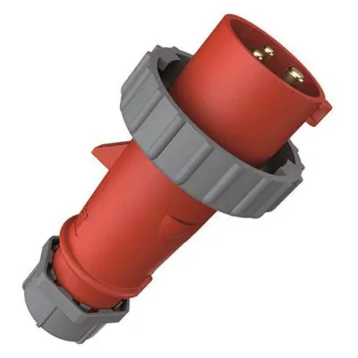 Mennekes CEE-Stecker 279 | AM-TOP | 16A 3-polig 9h | 400V IP67 | Schraubklemme | Kunststoff | rot