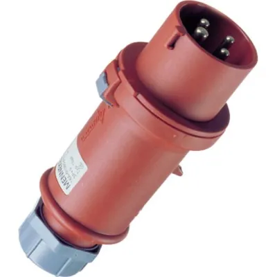 Mennekes CEE-Stecker ProTOP 164 | 32A 4-polig 6h | 400V IP44 | Schraubklemme | gerade Ausführung | rot