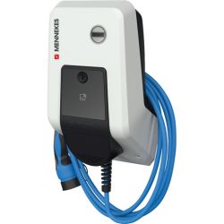 Mennekes Wallbox 1364202 Professional 22 C2 22 KW mit Ladekabel Typ 2 7,5m 