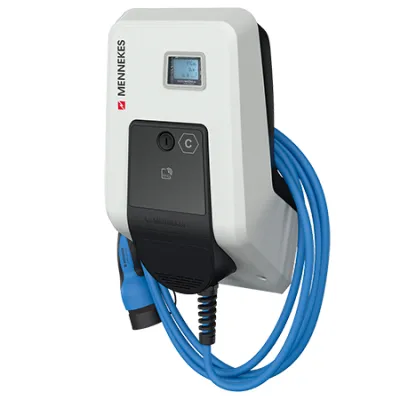 MENNEKES Wallbox AMTRON Professional 22 C2 | 22 kW | 7,5m Typ 2 | LAN | RFID | MID Zähler | IP44 | Lastmanagement