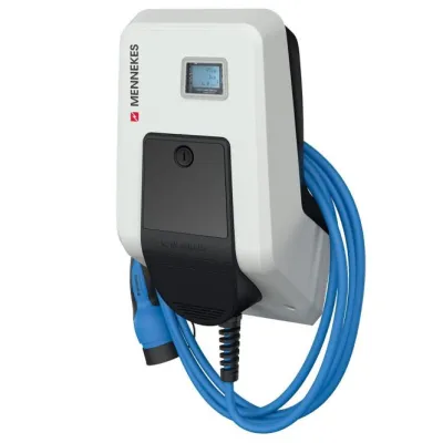 MENNEKES Wallbox AMTRON Professional PnC 22 C2 | 22 kW | Typ 2 | 7,5 m Kabel | IP44 | Lastmanagement