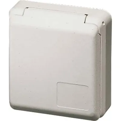 MENNEKES Cepex Anbaudose 4253 | CEE-Steckdose 16A 3-polig 230V 6h IP44 | Schraubklemme | Kunststoff | weiß RAL9010