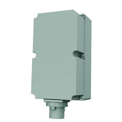 MENNEKES Wandgerätestecker 8617060 | CEE-Anbaugerätestecker 63A 5-polig IP67 | Polycarbonat-Gehäuse grau | Wandmontage