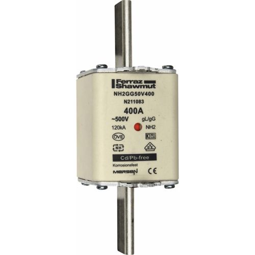 Bild: Mersen 1B283.000000 NH2 400A gG 500V NH-Sicherung sfü spannungsführend