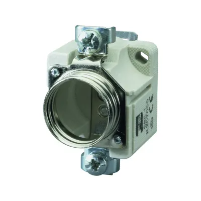 Mersen D-Sicherungssockel 00685.100000 | DII 25A 500V | 1-polig | Porzellan | für DIN-Schiene | Ceramic