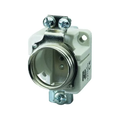 Mersen D-Sicherungssockel 00686.400000 | DIII 63A 1-polig | 500V | DIN-Schiene | Porzellan | Ceramic