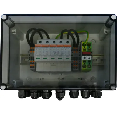 Mersen Photovoltaik Stringbox PVBT12-1000V-B-225 | Anschlusskasten 1000V DC | Typ 1+2 Überspannungsschutz | IP65