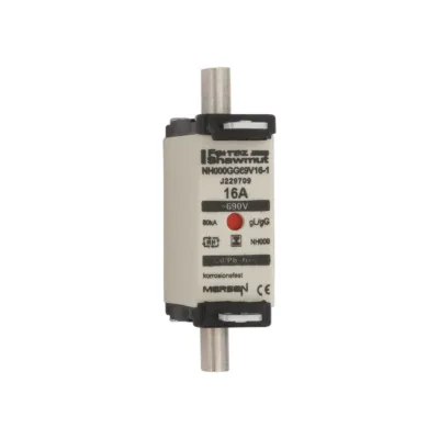 Mersen NH-Sicherungseinsatz NH000GG69V10-1 | NH000 | 10A | gG | 690V AC | 250V DC | 80kA | Kombikennmelder | IMGL