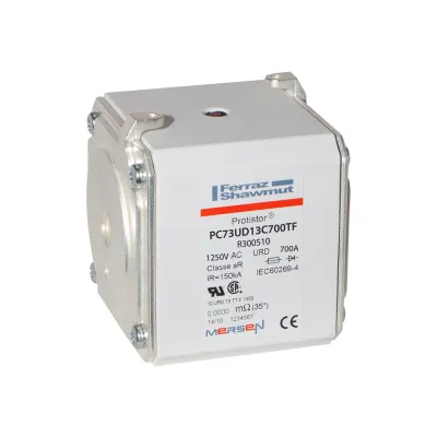 Mersen Sicherungseinsatz PC73UD13C700TF | HRC-Sicherung Gr.73 | 700A aR | AC 1250V | Schlagbolzen | Keramik