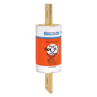 Mersen Sicherungseinsatz AJT200 | Class J | träge | 41x146 mm | 200A | 600V AC/DC | SmartSpot | Zylindrisch